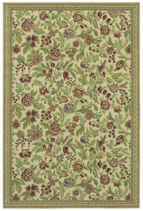 Woven Expressions English Floral Ivory  